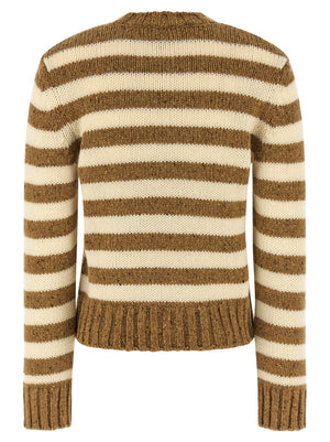 A.P.C. Brauner Cardigan aus reiner Schurwolle