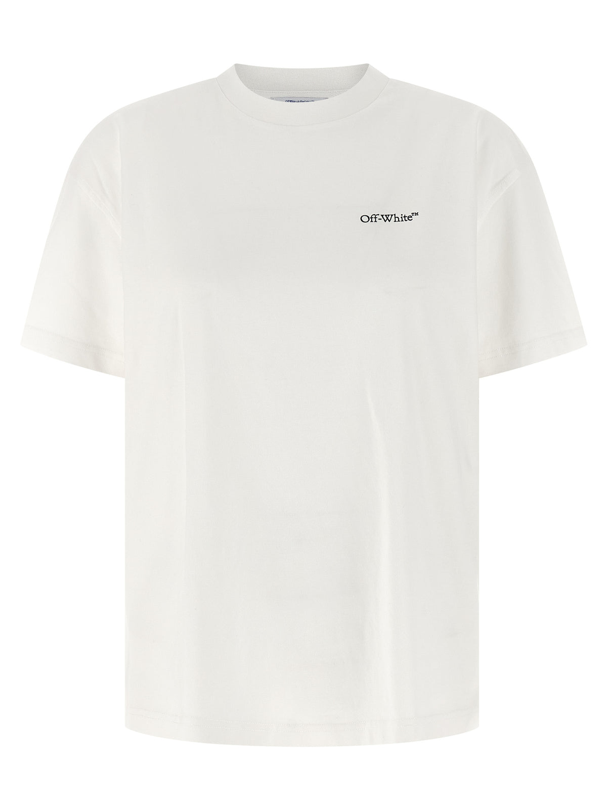 Off-White Weißes Baumwoll-T-Shirt