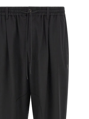 Y-3 Schwarze Freizeithose aus Polyester