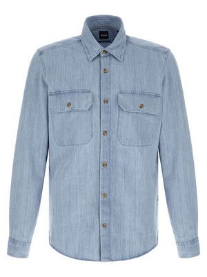 Blue Cotton Blouse