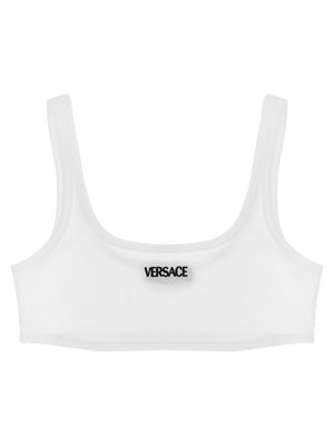 Versace Weißer Baumwoll-BH