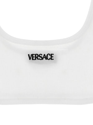 Versace Weißer Baumwoll-BH