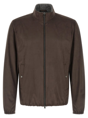 Herno Braune Polyester-Jacke