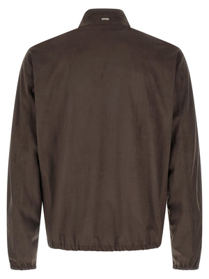 Herno Braune Polyester-Jacke