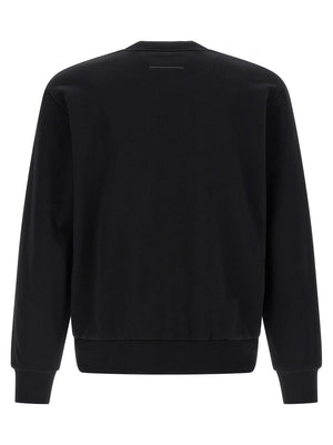 MM6 Maison Margiela Schwarzer Baumwoll-Sweatshirt