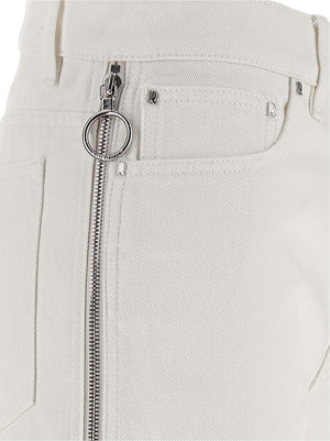 Paco Rabanne Weiße Baumwoll-Jeans Denim