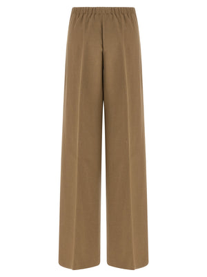 Herno Braune Viskose-Freizeithose