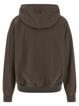 Brunello Cucinelli Brauner Baumwoll-Kapuzenpullover