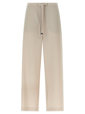 'S Max Mara Beige Virgin Wool Athletic Pants