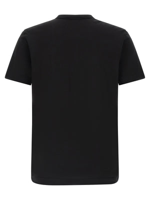Dolce & Gabbana Schwarzes Baumwoll-T-Shirt