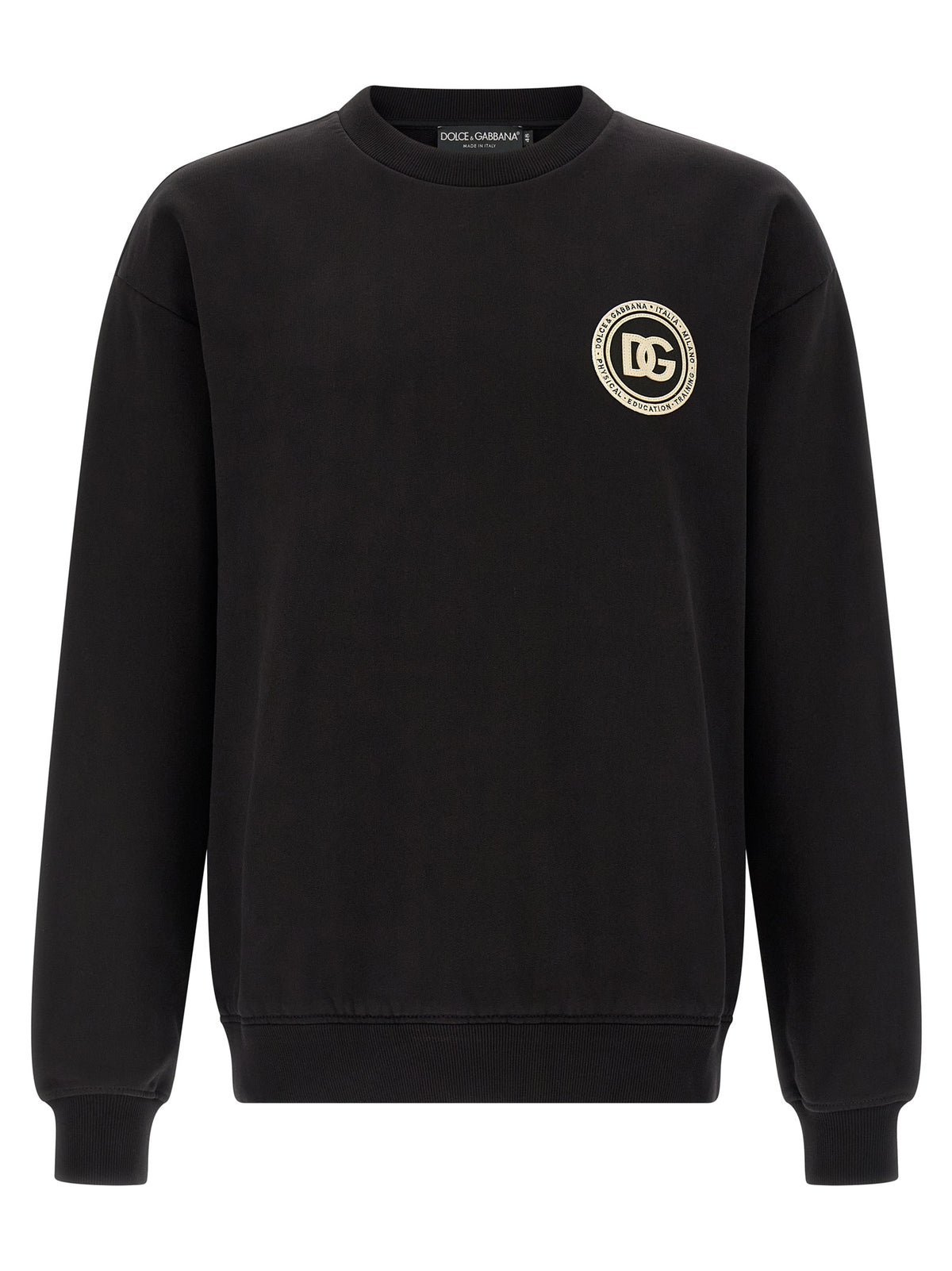 Dolce & Gabbana Schwarzer Baumwoll-Sweatshirt