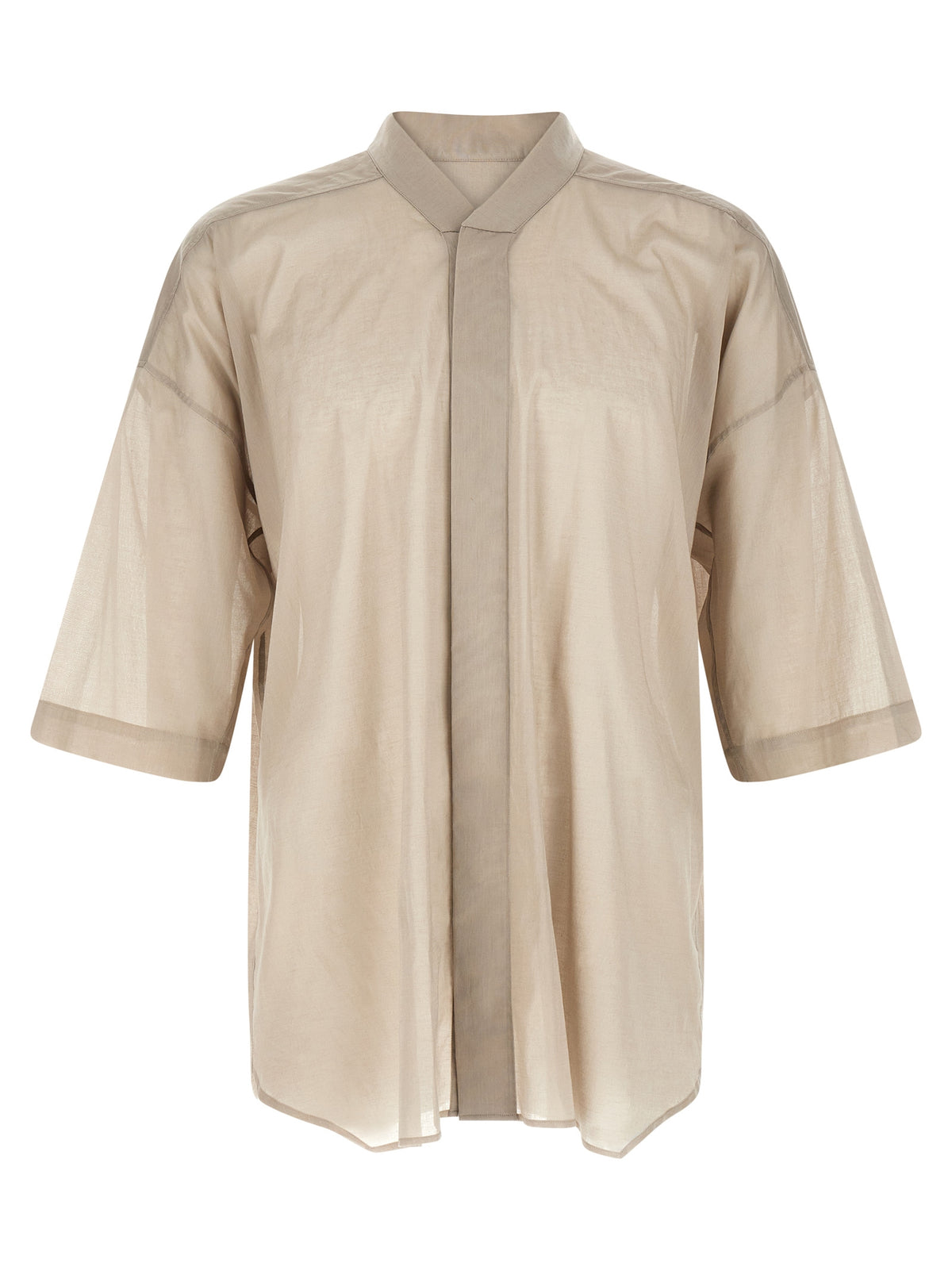 Rick Owens Graue Baumwollbluse