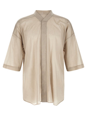 Rick Owens Graue Baumwollbluse