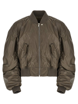 Rick Owens Grauer Nylon-Bomber