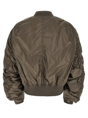 Rick Owens Grauer Nylon-Bomber