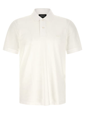 Hugo Boss Weißes Poloshirt aus Baumwolle