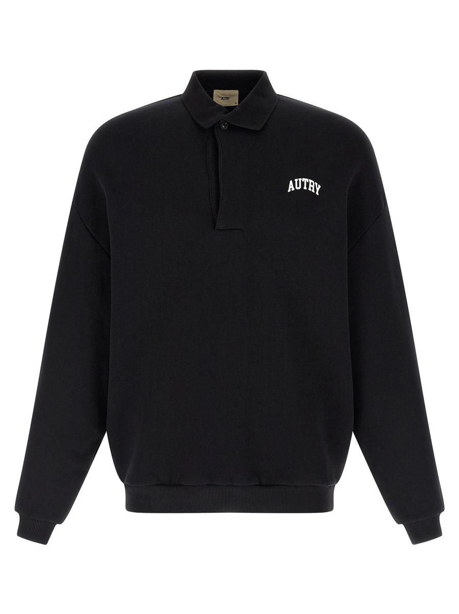 Autry Schwarzer Baumwoll-Sweatshirt