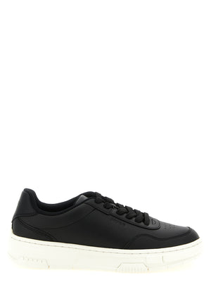 Hugo Boss Schwarze Low-Top-Sneaker aus Polyester