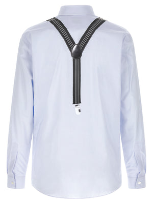 Moschino Blaue Baumwollbluse