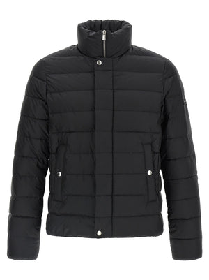 Tatras Schwarze Nylonjacke und Mantel
