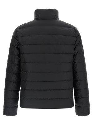 Tatras Schwarze Nylonjacke und Mantel