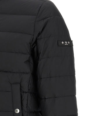 Tatras Schwarze Nylonjacke und Mantel