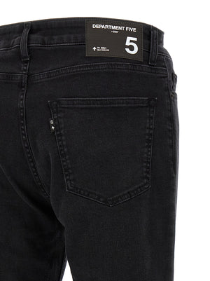 Department 5 Schwarze Cropped Jeans aus Baumwolle