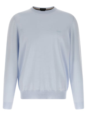 Hugo Boss Blauer Cardigan aus Schurwolle