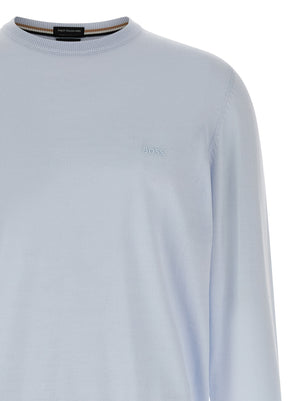 Hugo Boss Blauer Cardigan aus Schurwolle