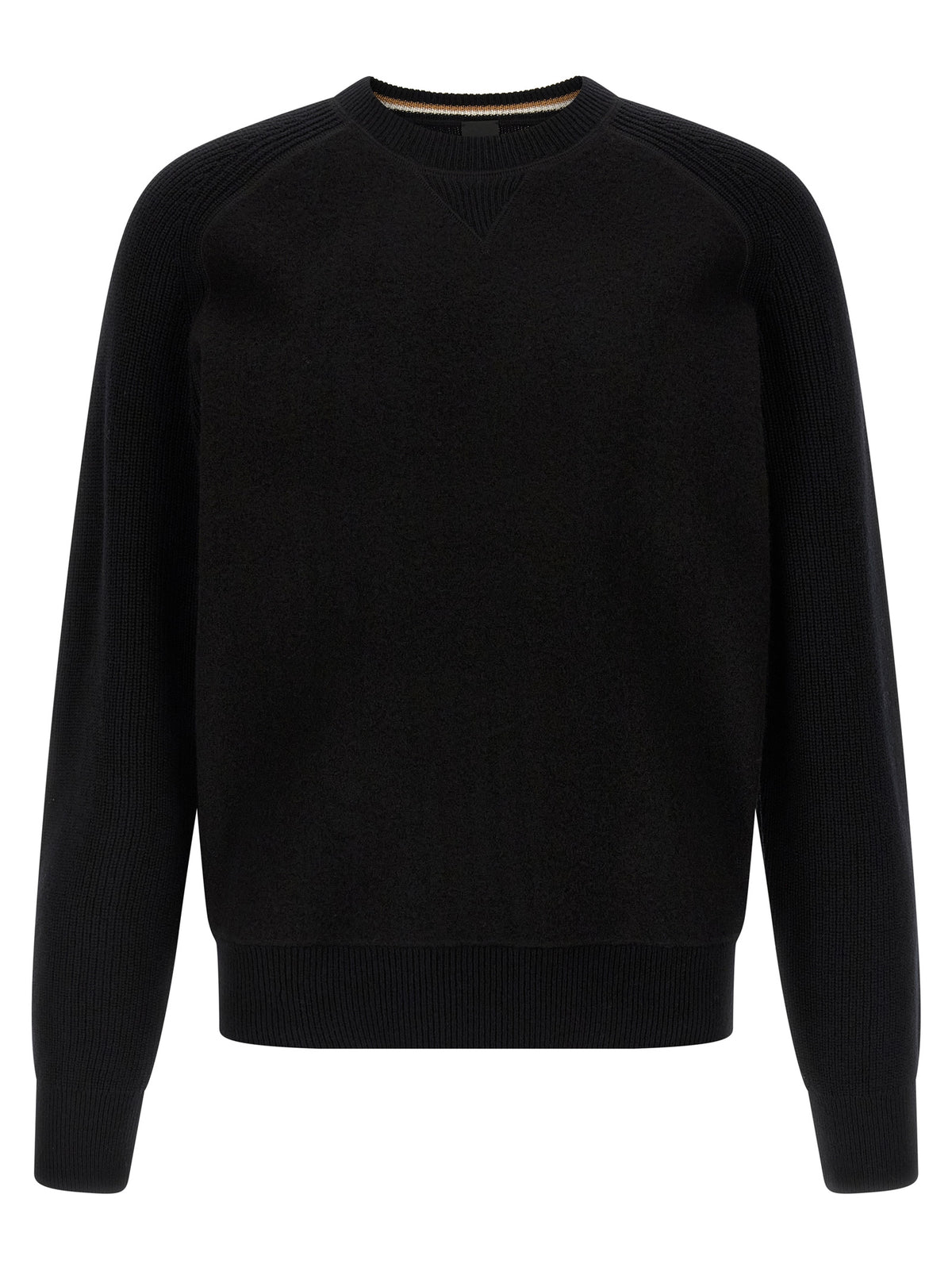 Hugo Boss Schwarzer Cardigan aus Schurwolle