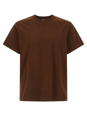 Entire Studios Braunes Baumwoll-T-Shirt