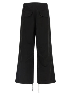 Entire Studios Schwarze Cargo-Hose aus Baumwolle