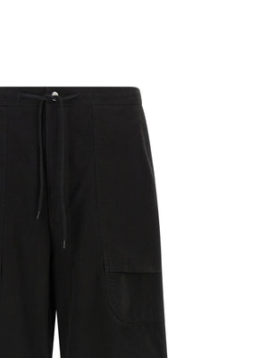 Entire Studios Schwarze Cargo-Hose aus Baumwolle