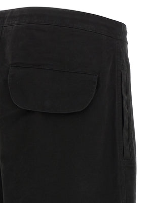Entire Studios Schwarze Cargo-Hose aus Baumwolle
