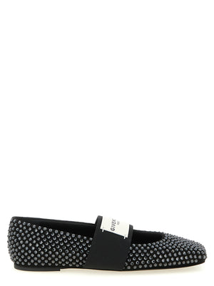 Givenchy Schwarze Ballerinas aus Kalbsleder
