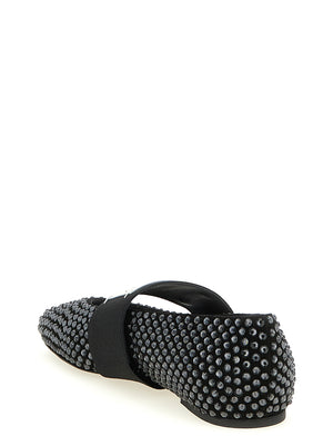 Givenchy Schwarze Ballerinas aus Kalbsleder