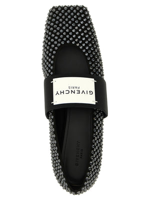 Givenchy Schwarze Ballerinas aus Kalbsleder