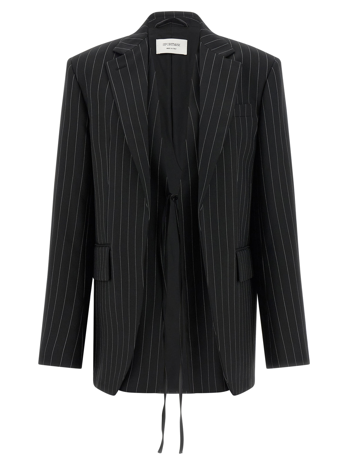 Sportmax Schwarzer Wollblazer
