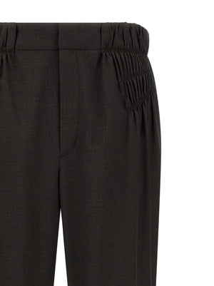 Kiko Kostadinov Braune Hose aus reiner Schurwolle
