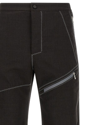 Kiko Kostadinov Braune Hose aus reiner Schurwolle