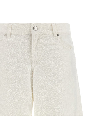 Stella McCartney Weiße Baumwoll-Jeans Denim