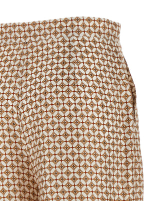 Max Mara Blaue Seidenhose