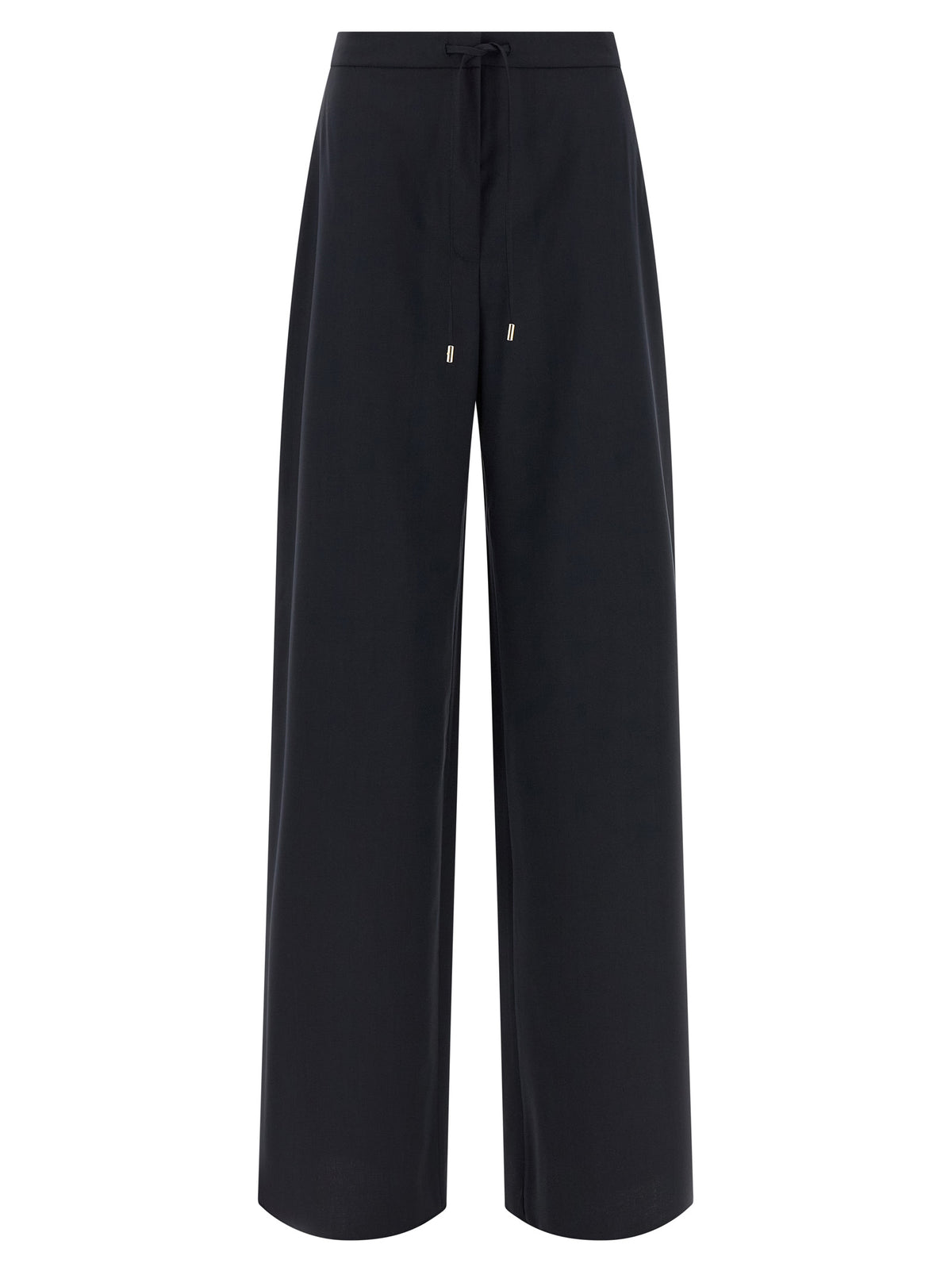 Max Mara Blaue Hose aus reiner Schurwolle