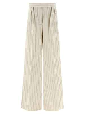 Max Mara Weiße Baumwollhose im Casual-Look
