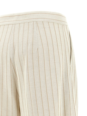 Max Mara Weiße Baumwollhose im Casual-Look