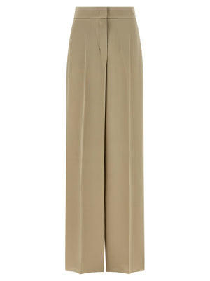 Max Mara Beige Seiden-Anzughose