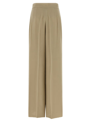 Max Mara Beige Seiden-Anzughose