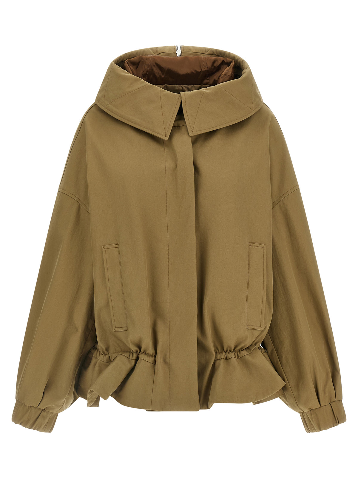 Dries Van Noten Beige Cotton Shell Jacket