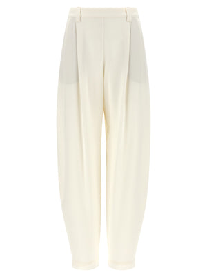 Brunello Cucinelli Beige Viscose Casual Pants