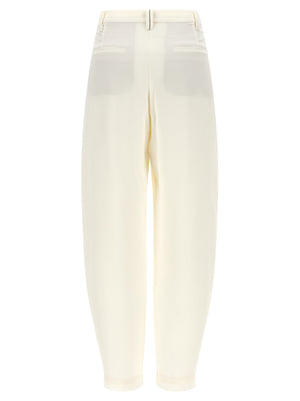 Brunello Cucinelli Beige Viscose Casual Pants